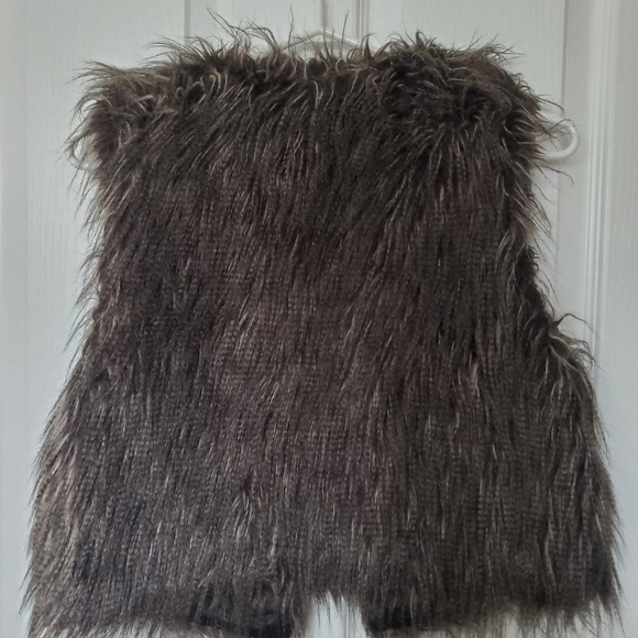 🔴 Faux fur vest brown - Picture 3 of 3